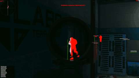 Escape from Tarkov ESP and Wallhack Demo GIF