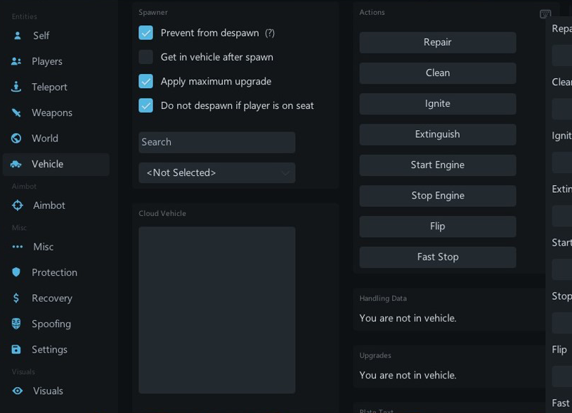 Vehicle Spawn Cheats GTA