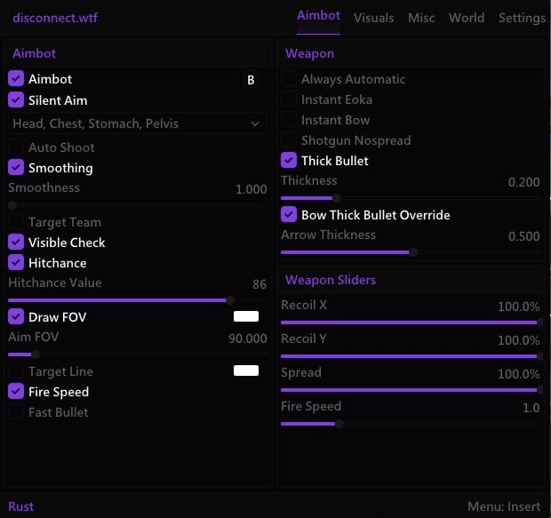 Rust Disconnect External