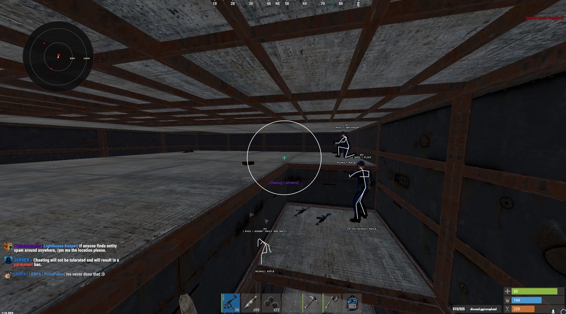 Rust Disconnect External