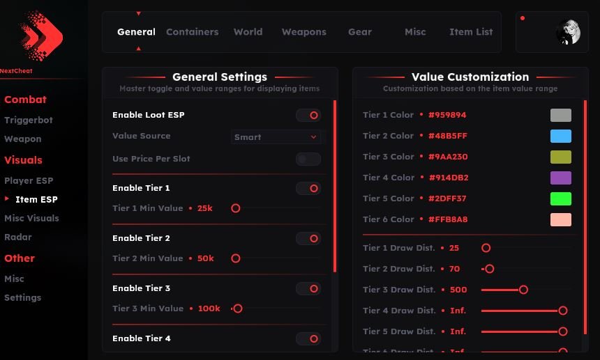 EFT Next Cheat Lite
