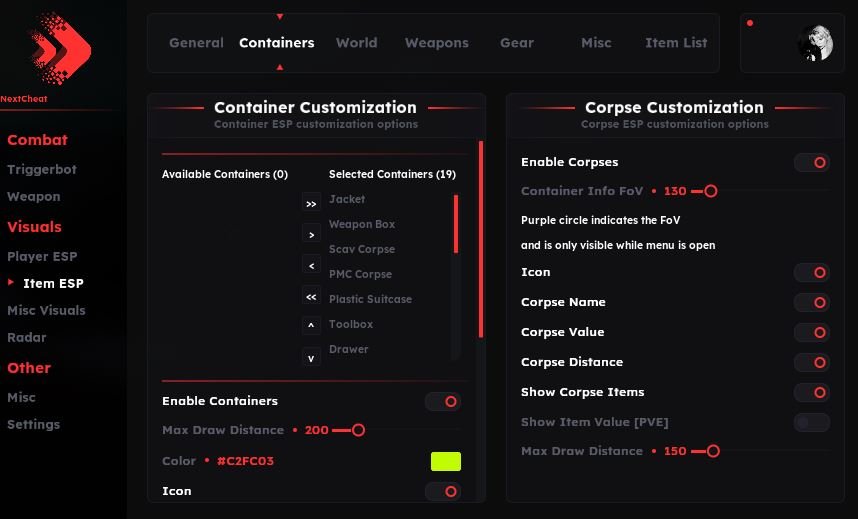 EFT Next Cheat Lite