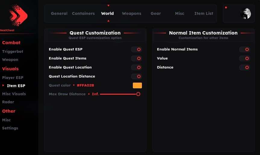 EFT Next Cheat Lite