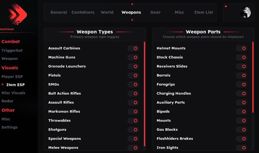 EFT Next Cheat Lite