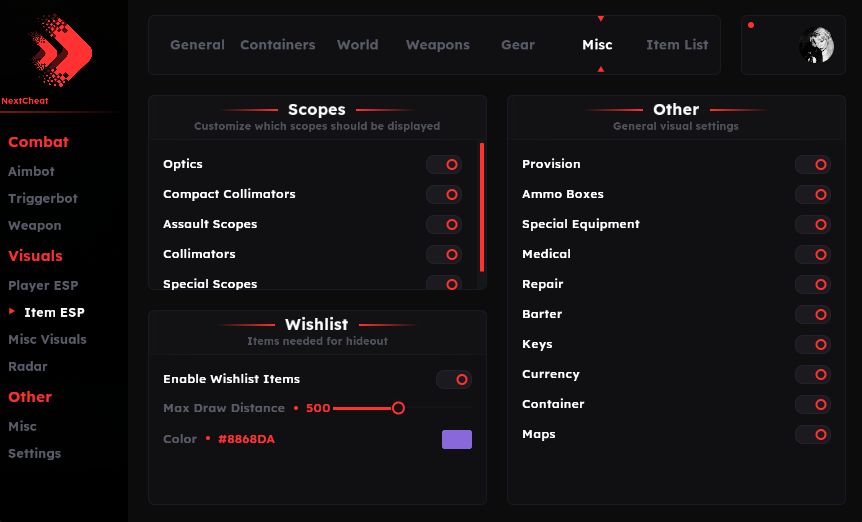 EFT Next Cheat