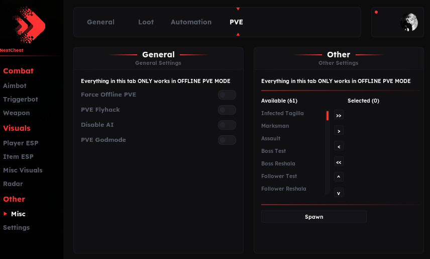 EFT Next Cheat