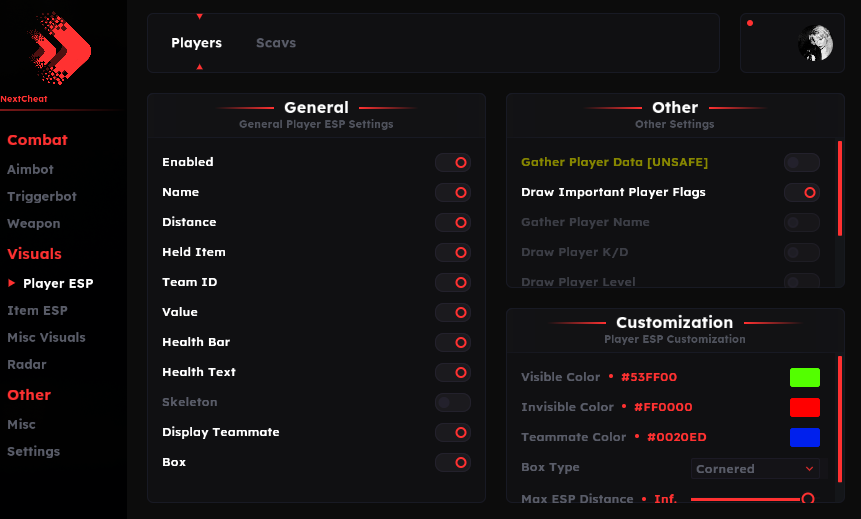 EFT Next Cheat