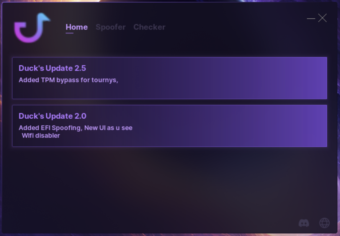 Duck's Permanent Spoofer
