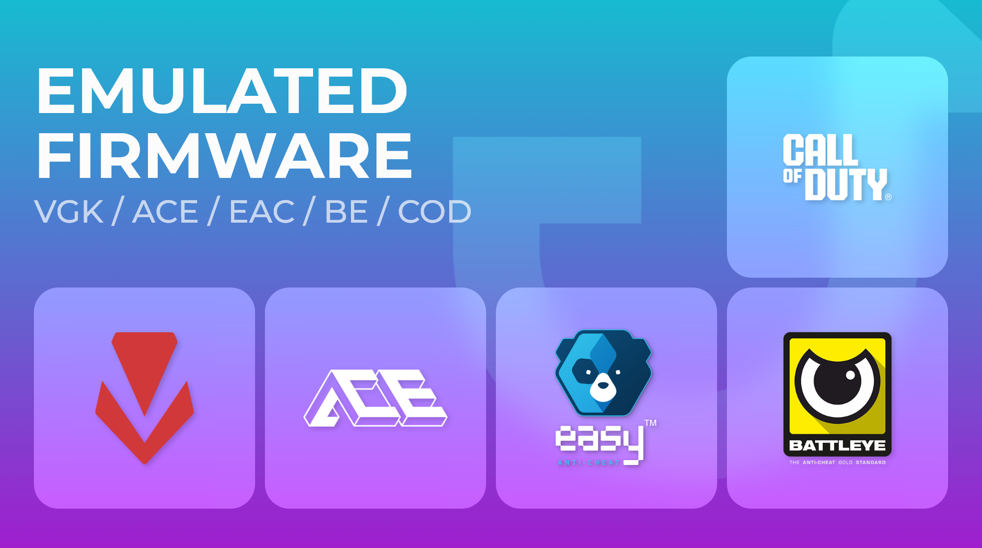 1:1 Emulated - VGK / EAC / ACE