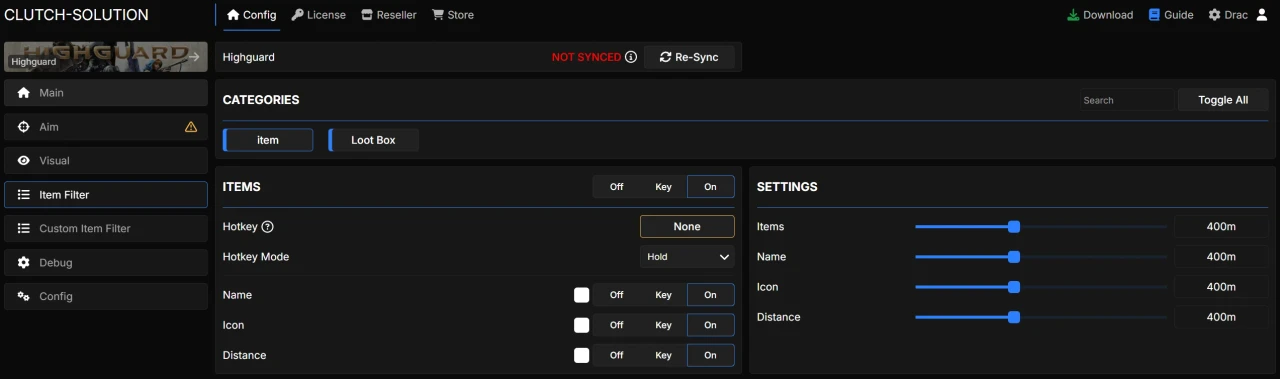 Highguard Clutch [DMA]