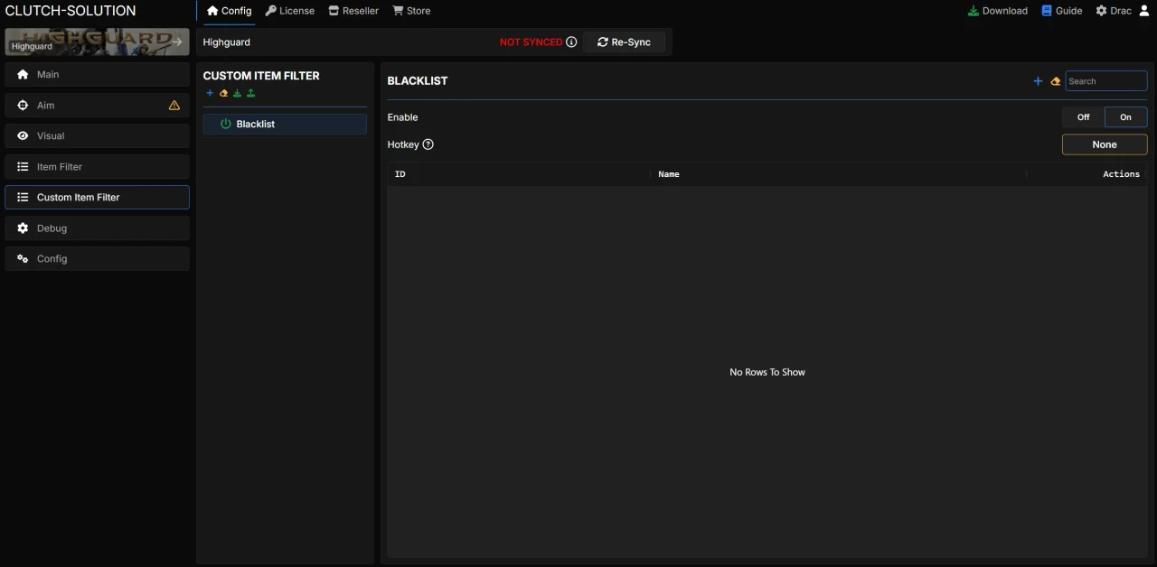 Highguard Clutch [DMA]