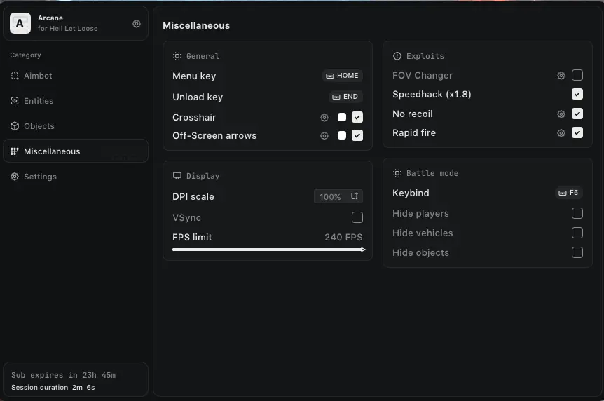 Hell Let Loose Arcane