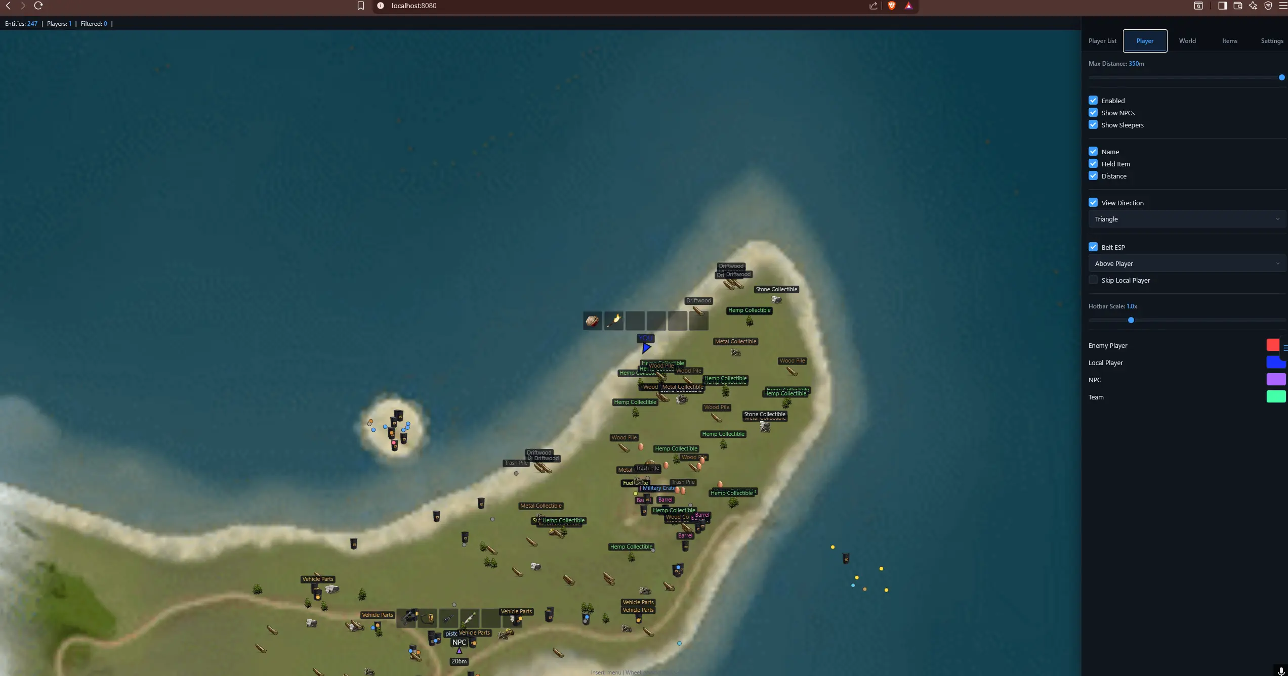 Rust Web Radar Nexus