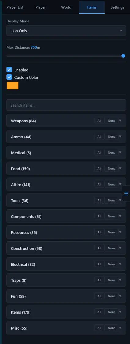 Rust Web Radar Nexus