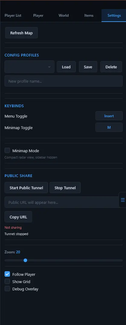 Rust Web Radar Nexus