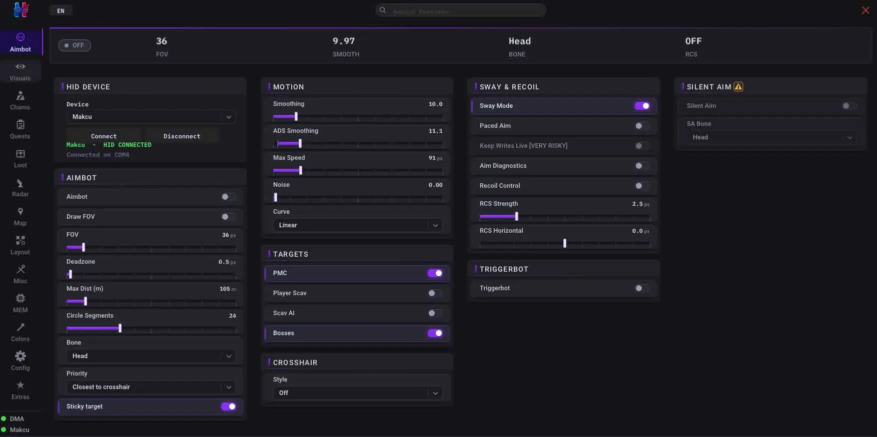 EFT Hex [DMA]