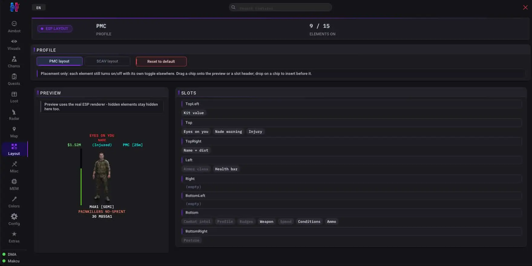 EFT Hex [DMA]