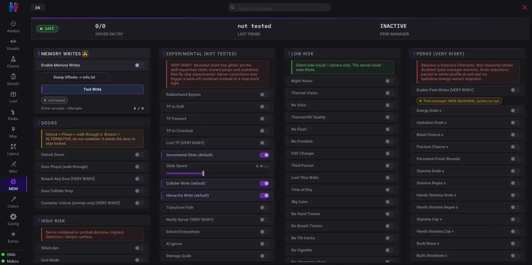 EFT Hex [DMA]