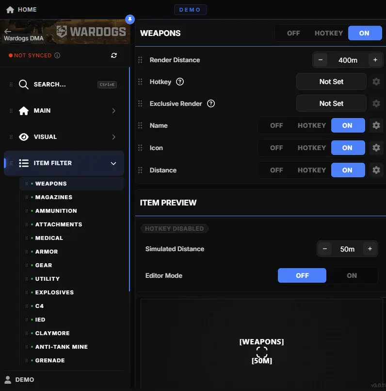 WARDOGS Clutch [DMA]