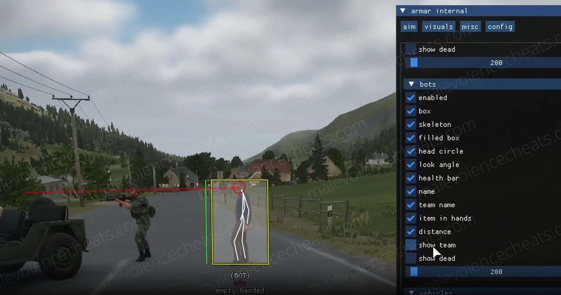 A secure payment interface for purchasing Arma 3 cheats.